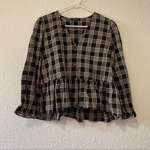 Madewell 3/4 Sleeve Blouse